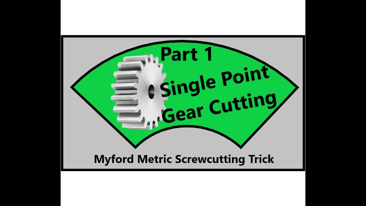 Single Point Gear Cutting  Part 1 (Shaping the Tool) 