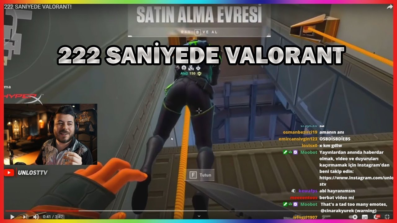UNLOST 222 SANİYEDE VALORANT İZLİYOR