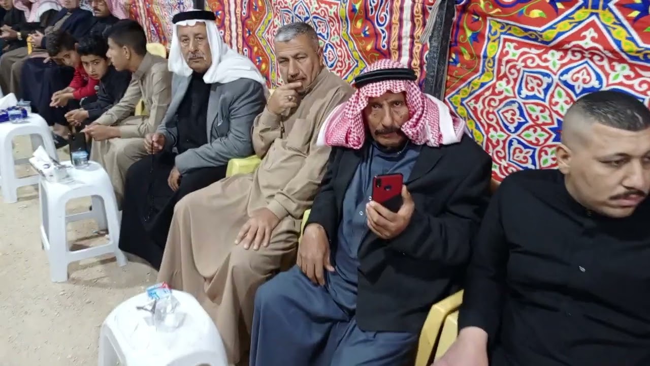 عتابة تبجي الصخر وقصيدة ( شالو أحبابي والحزن سابيني) بصوت المداح الحاج رعد سعدي شكر