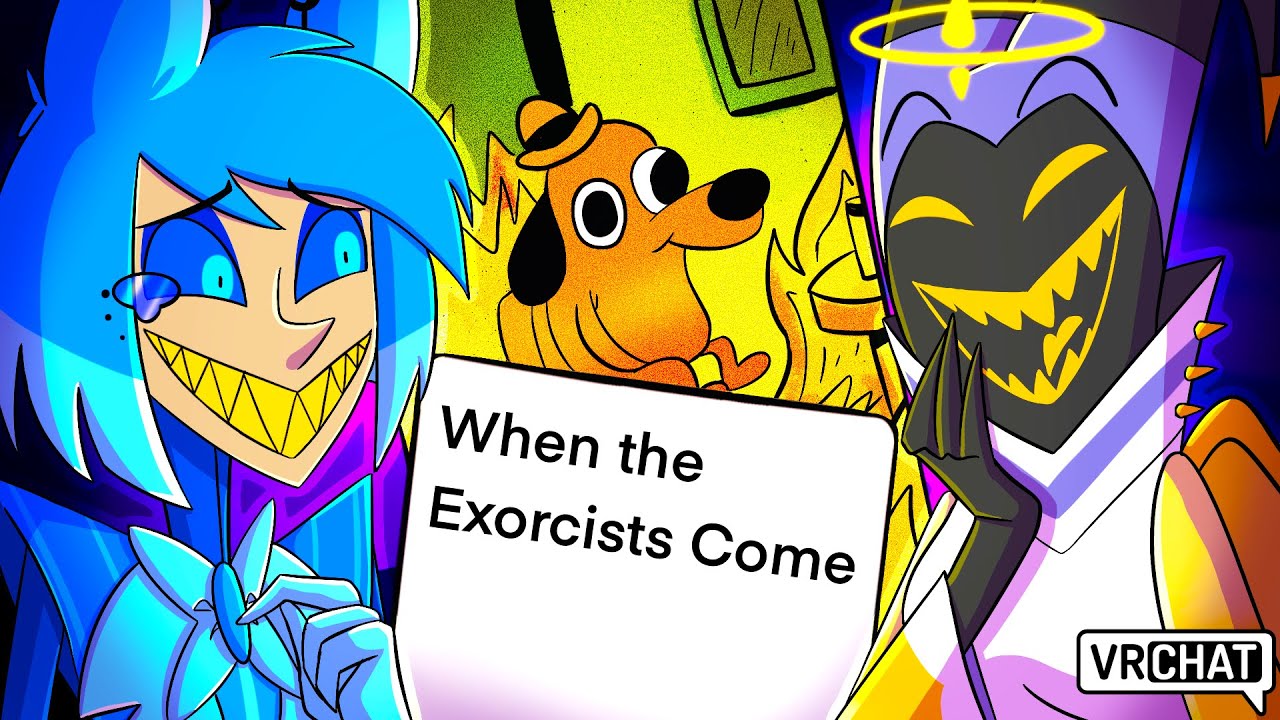 2P Hazbin Hotel Characters Play MEME or DIE in VRChat