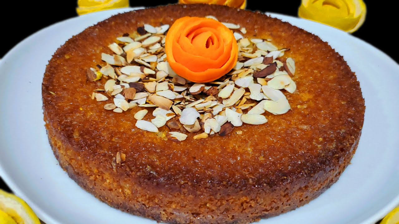 Moroccan Orange Cake With Breadcrumbs & Almonds