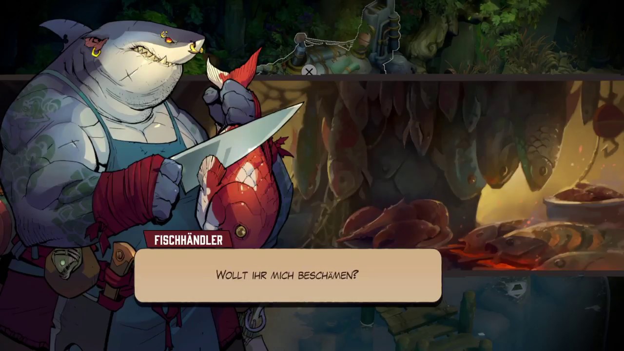 Battle Chasers: Nightwar Fishing [fun sword]