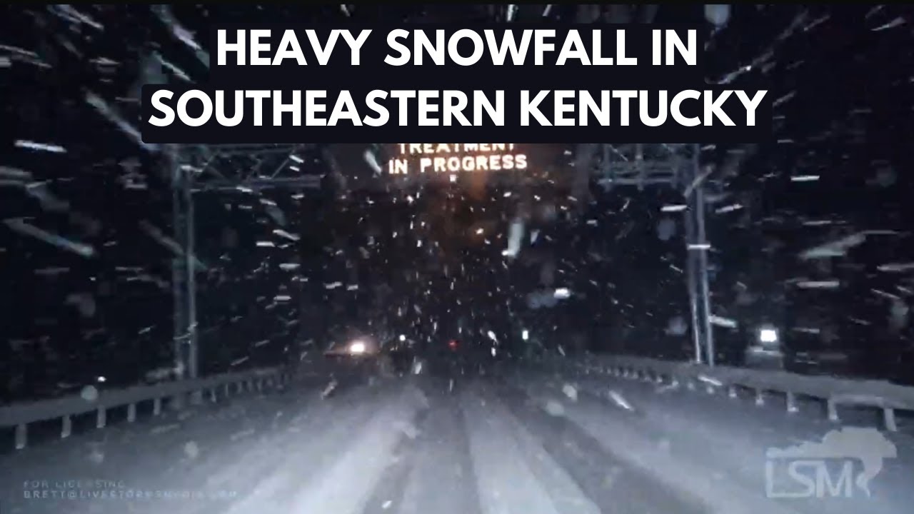 01-15-2024 Southeastern Kentucky  - Huge snowfall rates IN Southeast