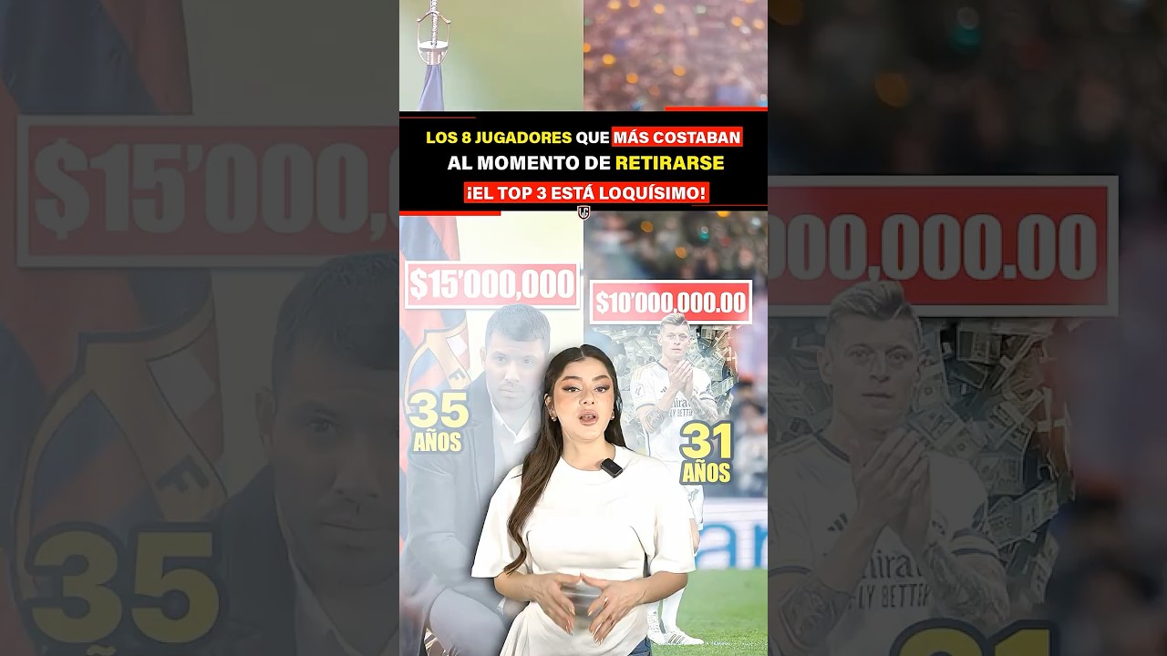 Los 8 jugadores que m&aacute;s costaban al momento de retirarse &iexcl;El top 3 est&aacute; loqu&iacute;simo!