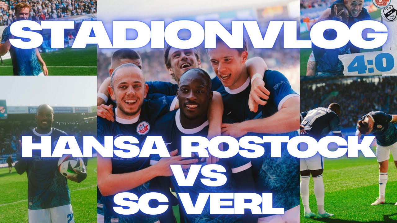 H&Ouml;CHSTER HEIMSIEG SEIT 6 MONATEN - DIE KINSOMBI SHOW 💙🤍❤️ | FC Hansa Rostock vs. SC Verl | 3. Liga
