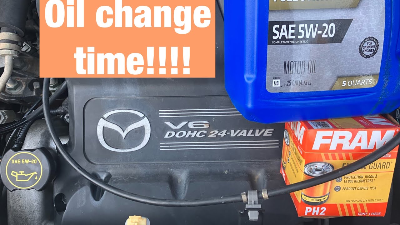 2004 Mazda MPV oil change
