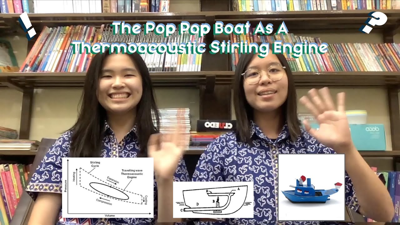 The Pop Pop Boat As A Thermoacoustic Stirling Engine