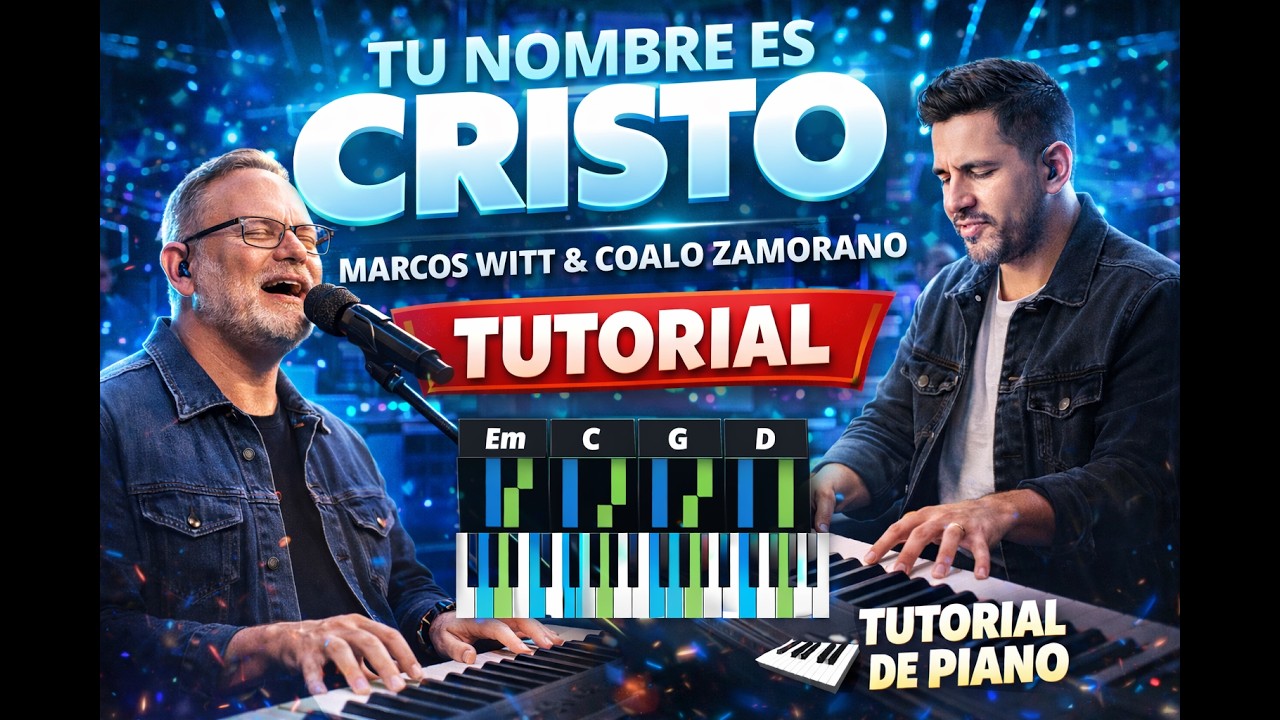 Tu Nombre Es Cristo - Marcos Witt feat. Coalo Zamorano  Tutorial de piano jsm