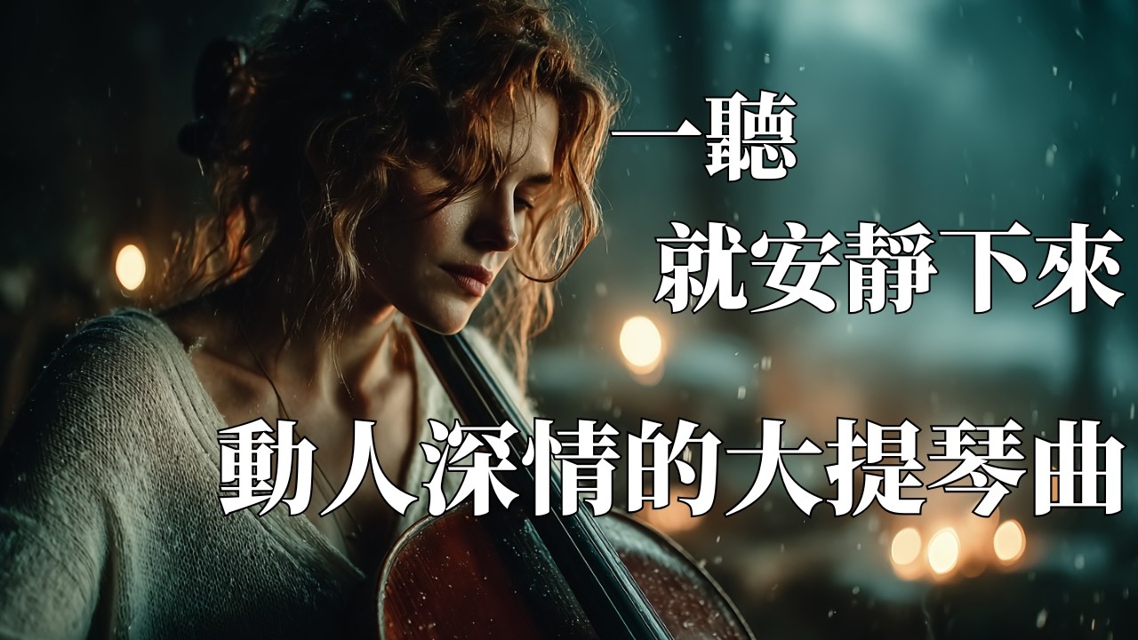 🕯️ 2025深情古典大提琴獨奏｜「一聽就安静下來」的療癒夜曲 🎶｜獨處冥想・傾聽內心・放慢節奏｜Relax, Calm Down & Meditate 🎧