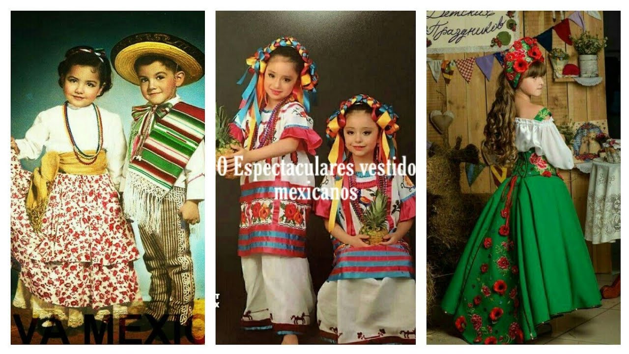 20 Espectaculares vestidos mexicanos niñas