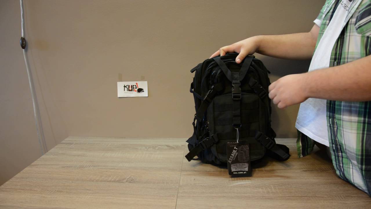 CAMO - Plecak ASSAULT 25L Czarny - www.kupujez.pl