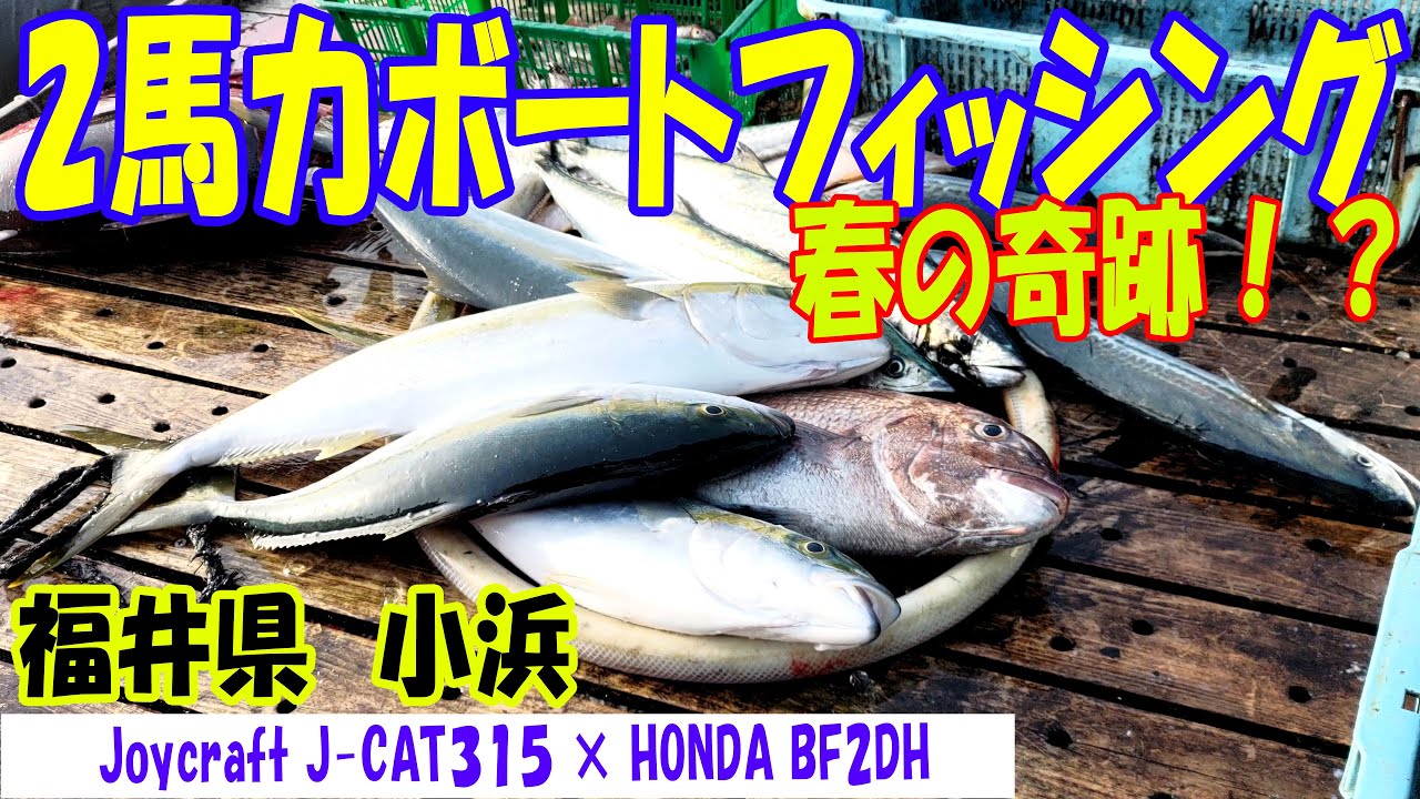 2025年春2馬力ボートフィッシング開始！春の奇跡！？