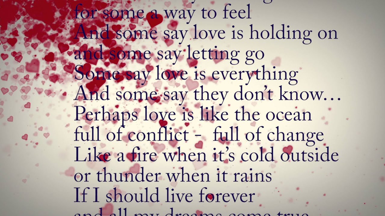 Perhaps Love