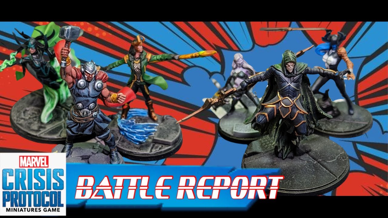 Marvel Crisis Protocol Battle Report Episode 111 - Asgard vs. Black Order