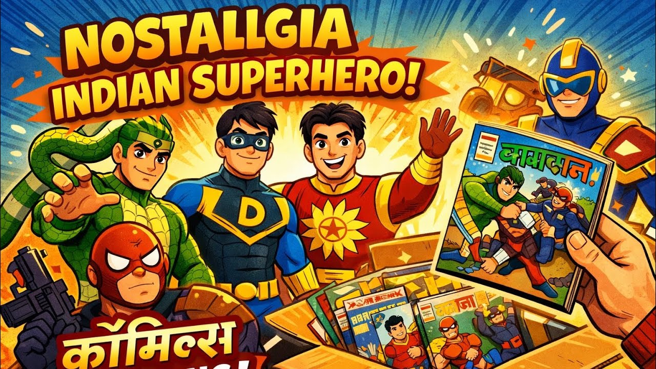 Unboxing comics, Tulsi Comics Hindi Comics Indian Superhero Story nostalgia bachpan ki yaad yaadein