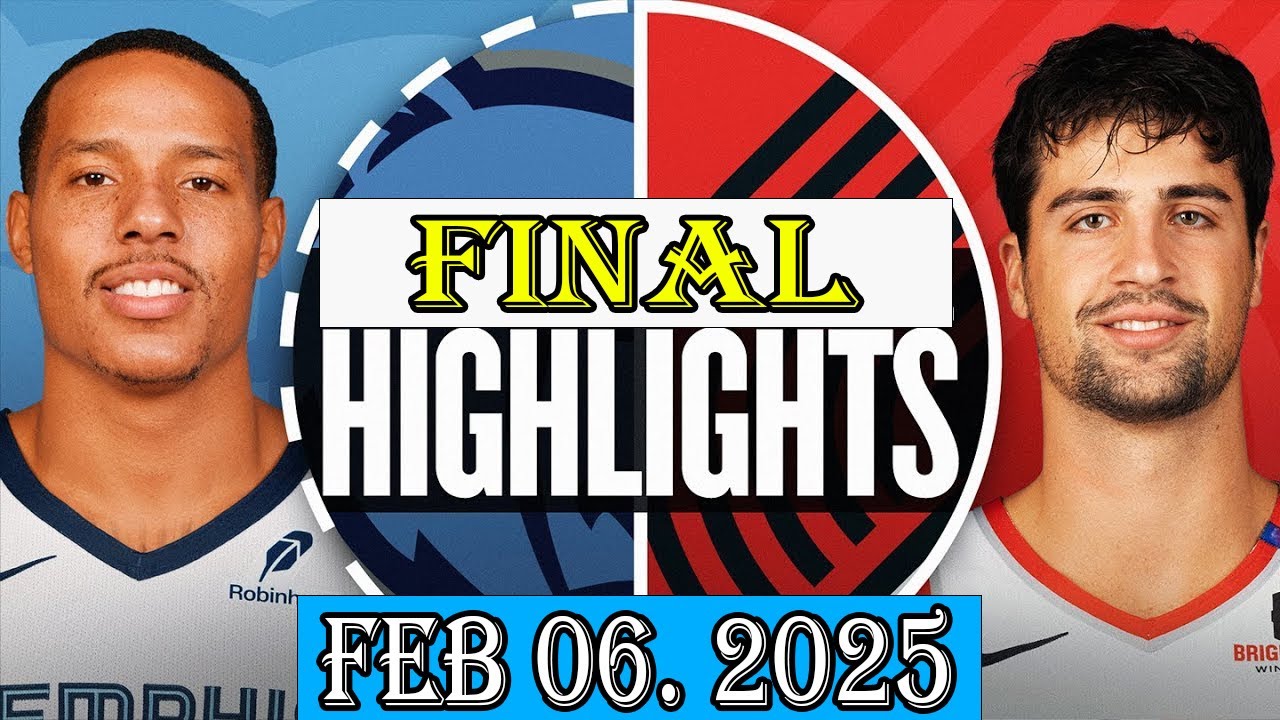 Матч «Портленд Трейл Блейзерс» против «Мемфис Гриззлис», заключительная четверть, 6 февраля 2026 ...