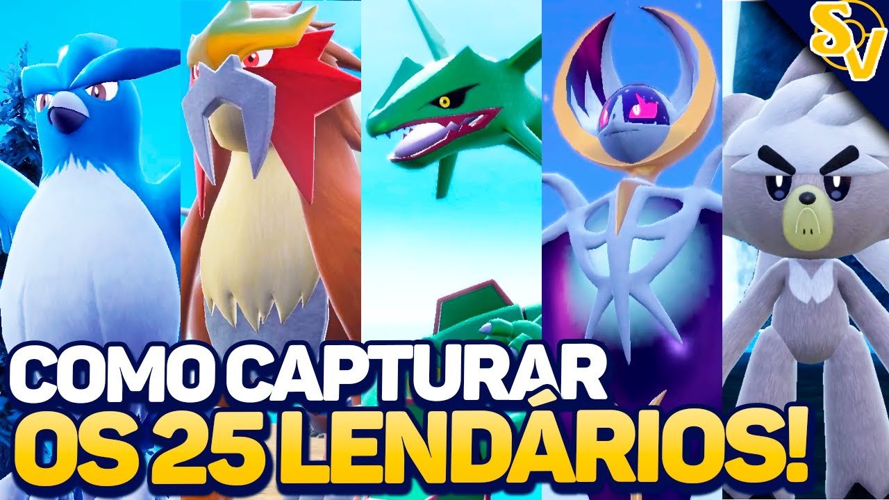 Como CAPTURAR TODOS OS 25 POKÉMON LENDÁRIOS na DLC The Indigo Disk de Pokémon Scarlet & Violet