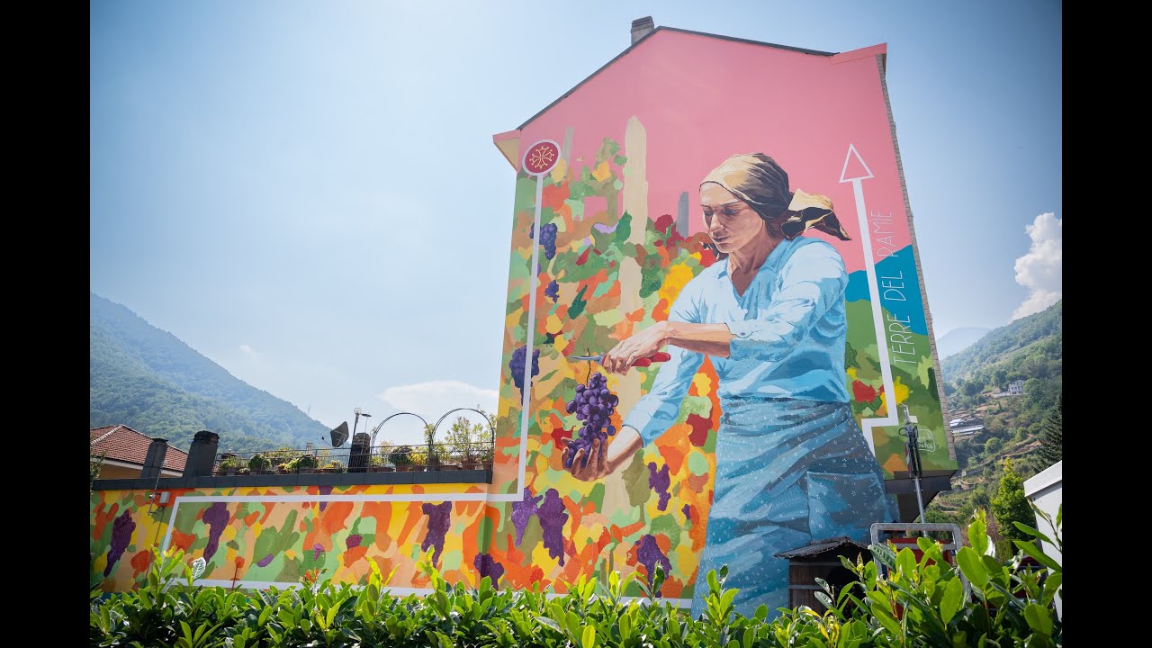 Pepe Gaka-Opera murale a Pomaretto