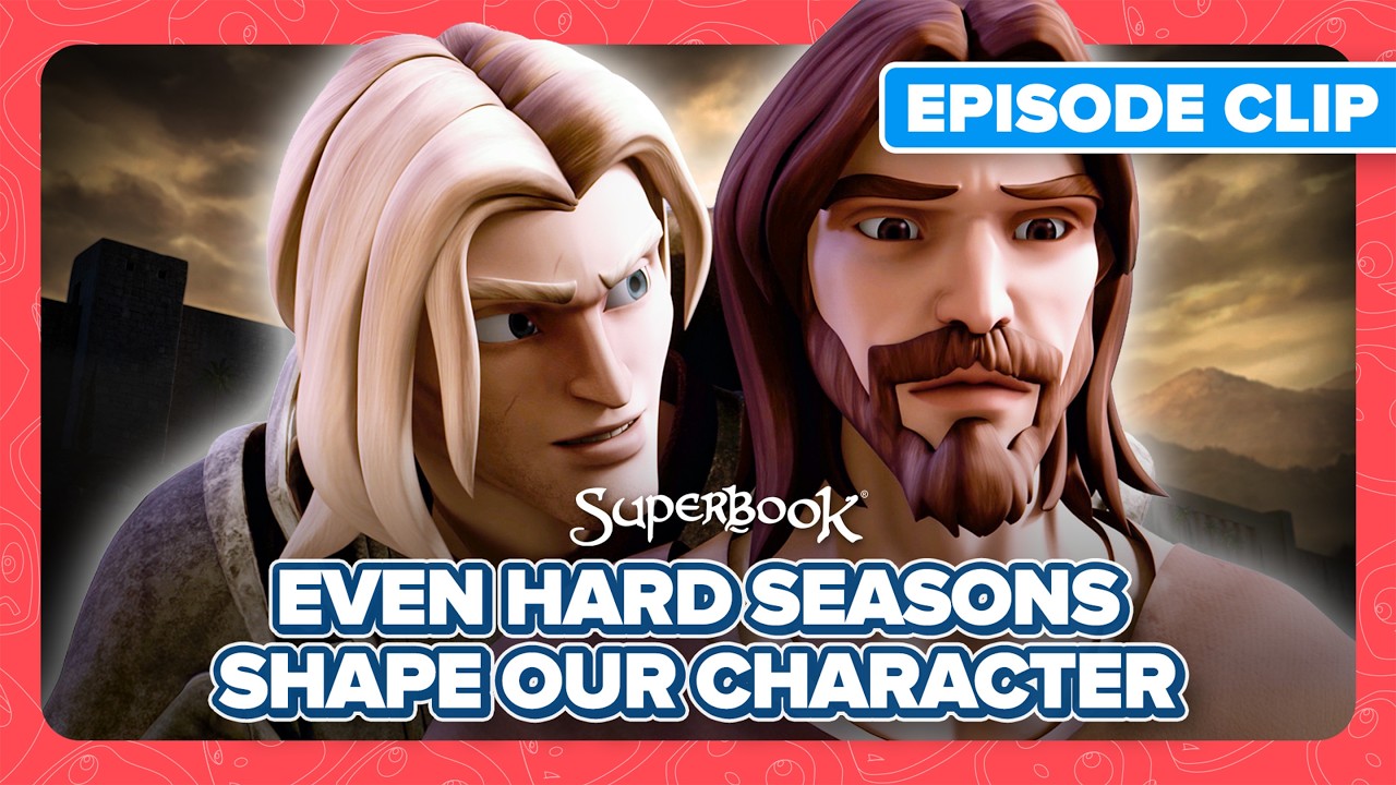 God's Word is Powerful! | Superbook - Jesus in the Wilderness English Clip