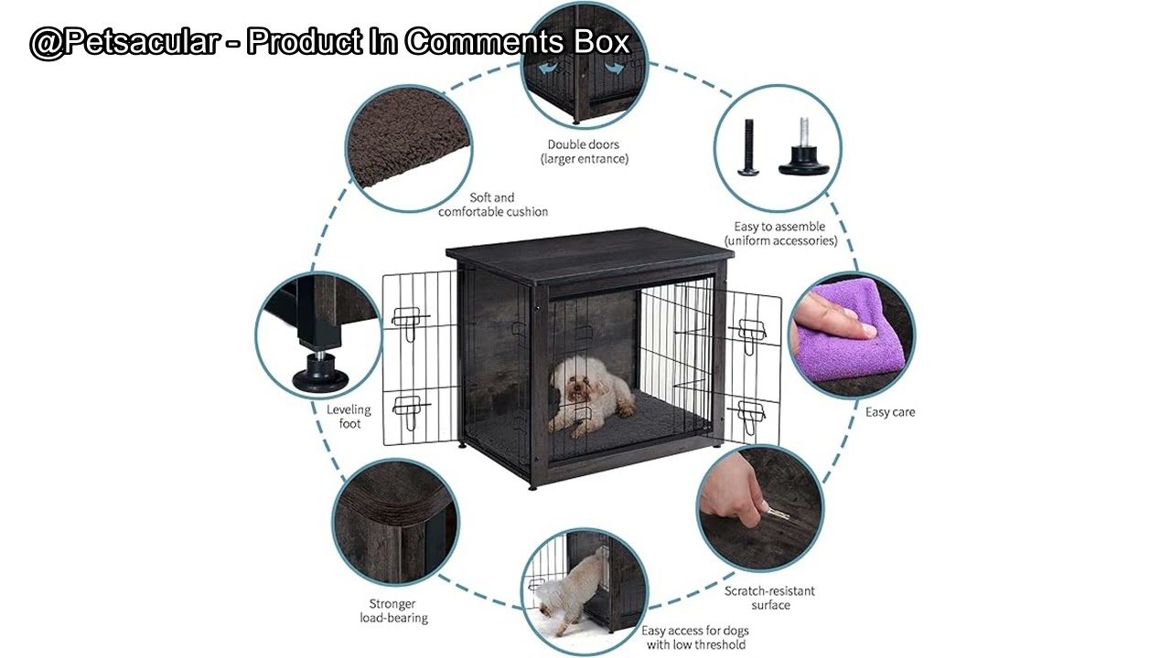 DWANTON Dog Crate Furniture Review: Stylish & Functional Solution for Pet Owners