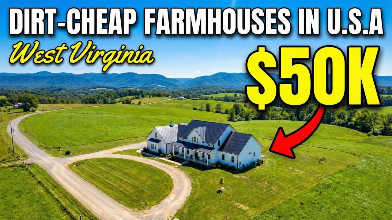 These 10 Dirt-Cheap West Virginia Farmhouses With Massive Land Priced Way Below Market