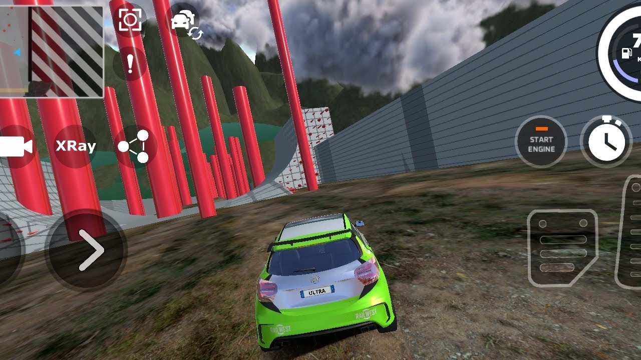 Car Game Parkour Track world Best Car Game in the world 🌎