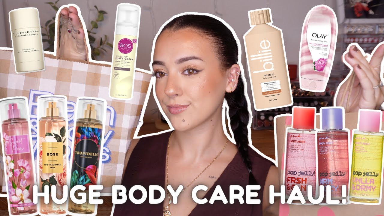 *NEW* HUGE BODY CARE HAUL! NEW Victoria's Secret Scents, Bath & Body Works, Hygiene products! 🛍️
