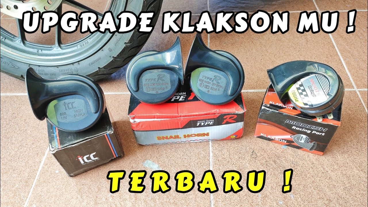 Tes Suara Bass Treble ! KLAKSON HORN KEONG Motor Mobil. Punya Peranan Vital Sekali ! 👍👍