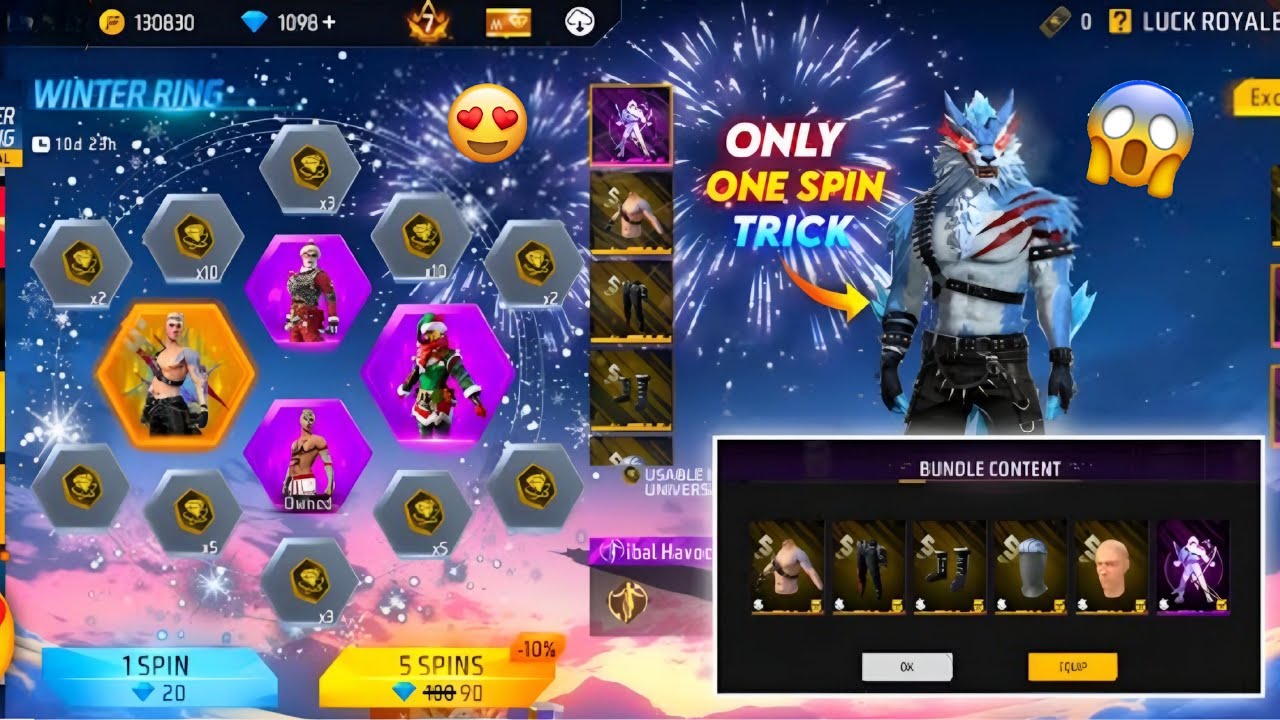 WINTER RING EVENT FREE FIRE | FREE FIRE NEW EVENT| FF NEW EVENT TODAY| NEW FF EVENT 