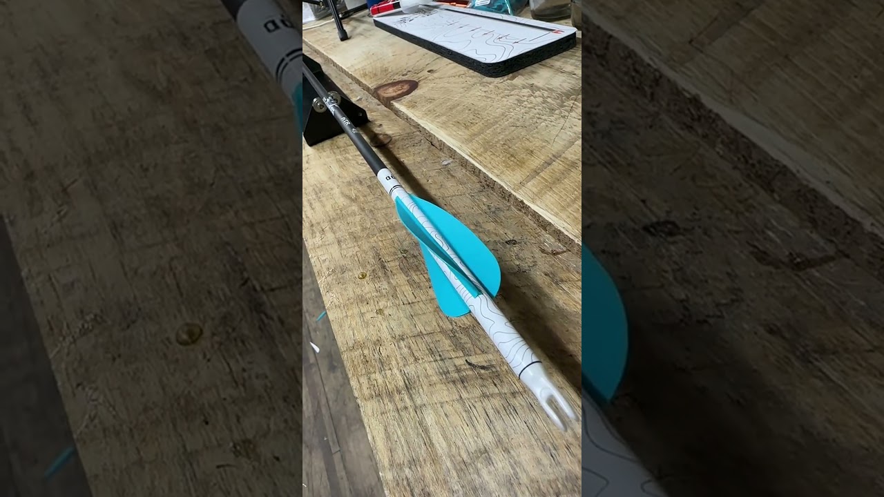 Detailed look at an arrow's construction