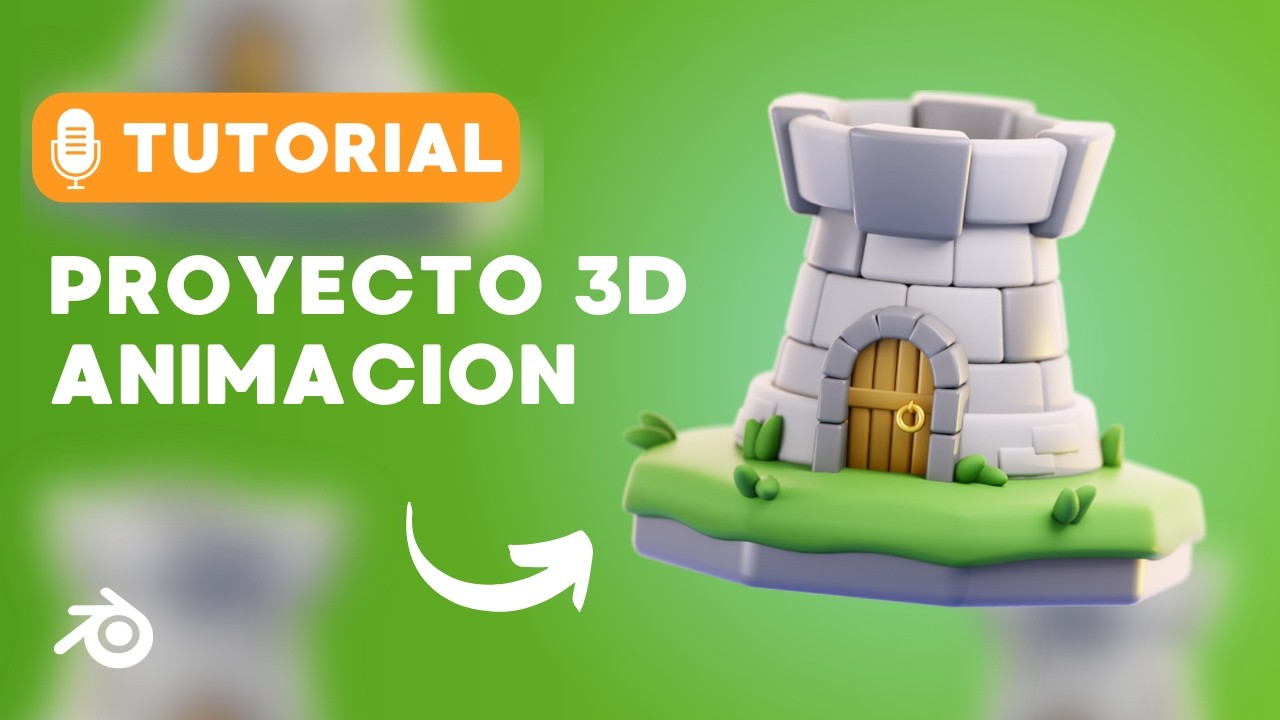 Animación de Torre | Tower Animation | Mini proyecto - BUILD | Blender 5.0