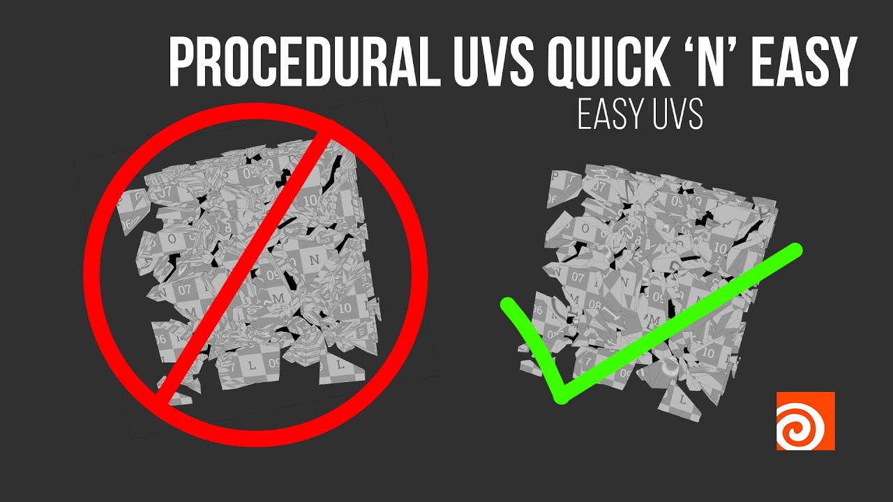 Quick and Easy UVs in Houdini, No Headache Necessary