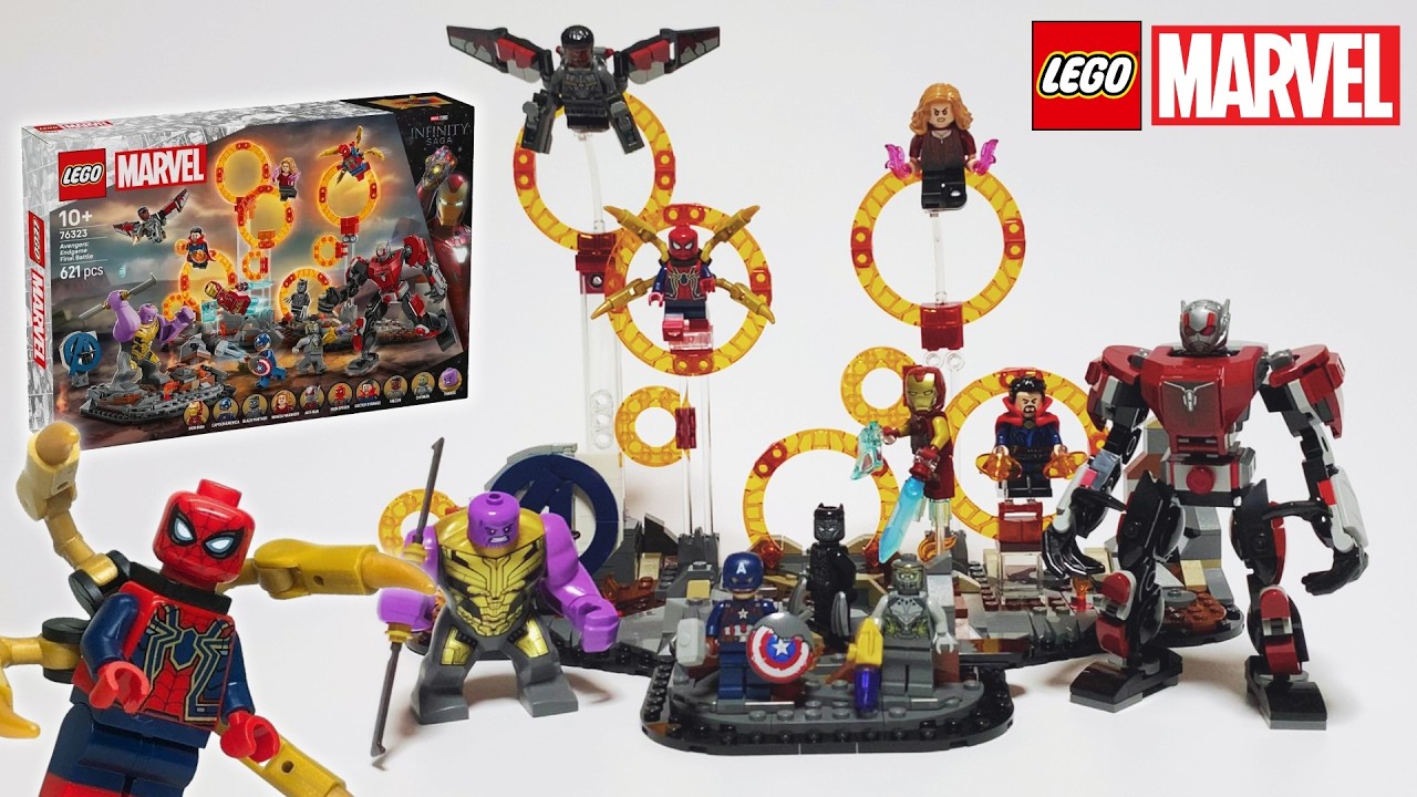 Avengers Endgame Final Battle - Speed Build【LEGO Marvel 76323】