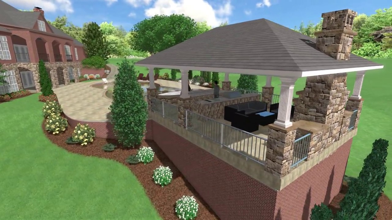 3D pool design Manor lake