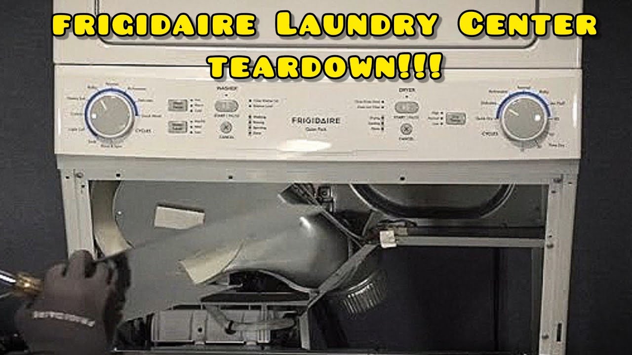 frigidaire FLCE7522AW Laundry Center: how to disassemble