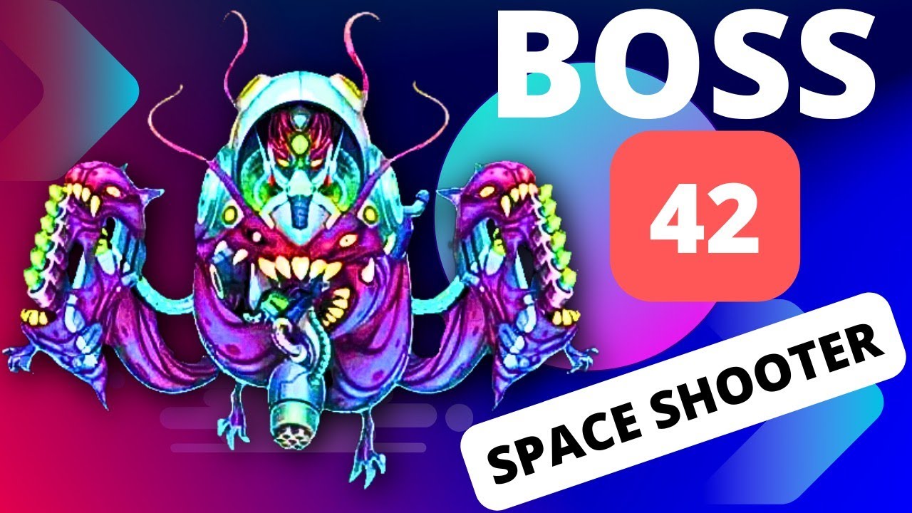 Space Shooter Galaxy Attack Boss Level 42 | Boss 42 Fight- Gameplay IOS & Android