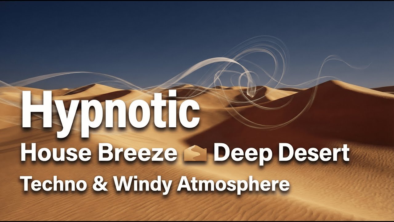 Deep Techno Desert | Hypnotic House Breeze  Windy Atmosphere