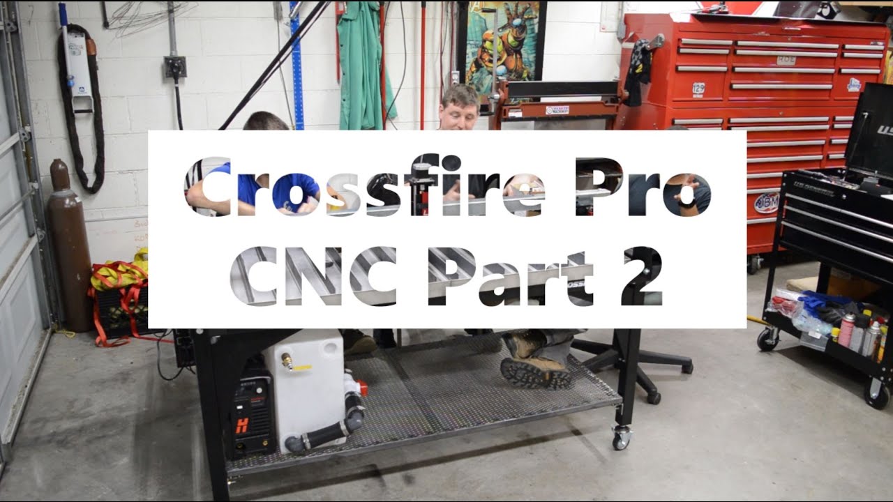 Langmuir Crossfire PRO CNC Plasma Table Build Part 2: Assembly, Shelf, and Watertable