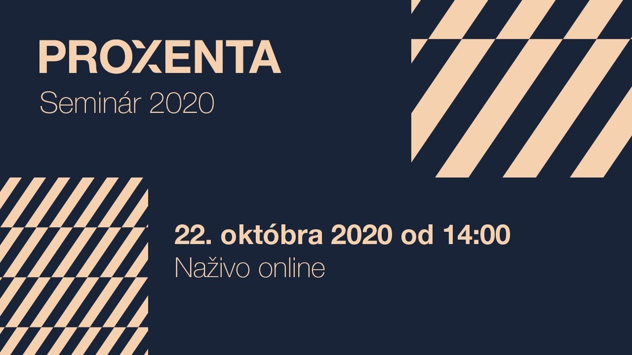 PROXENTA SEMINÁR 2020