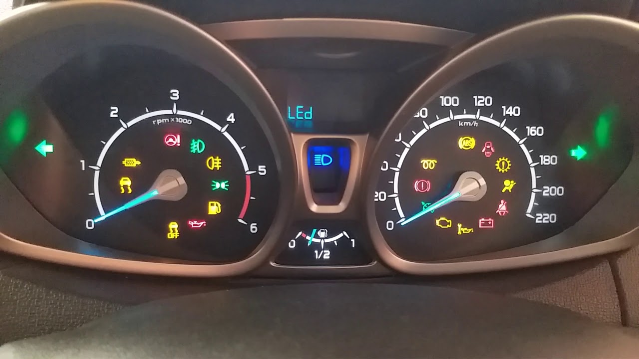 Engine Temperature Readout & Battery Current Output EcoSport (2016)