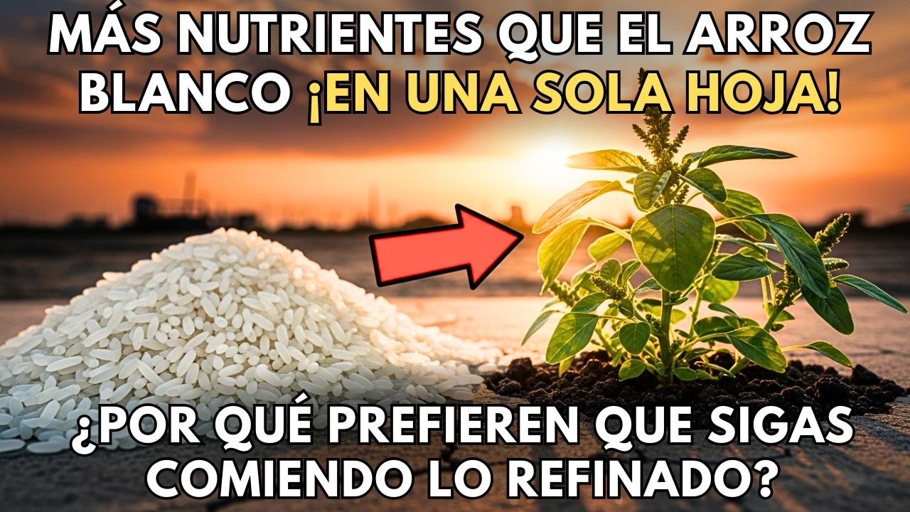 Más Minerales Que El Arroz Refinado Por Hoja. ¿Por Qué Una Planta Poderosa Se Trata Como Maleza?