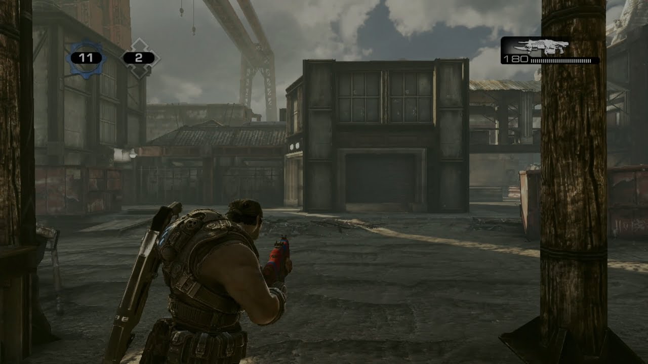 Gears of War 3: Duelo por Equipos en Dique Seco / Esas larvas son fuertes / Gameplay HD