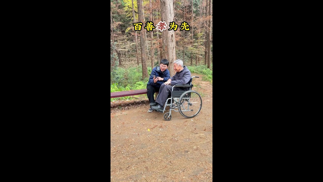 有了它爷爷也能出门遛弯了 #孝顺 #生活 3#爷爷奶奶