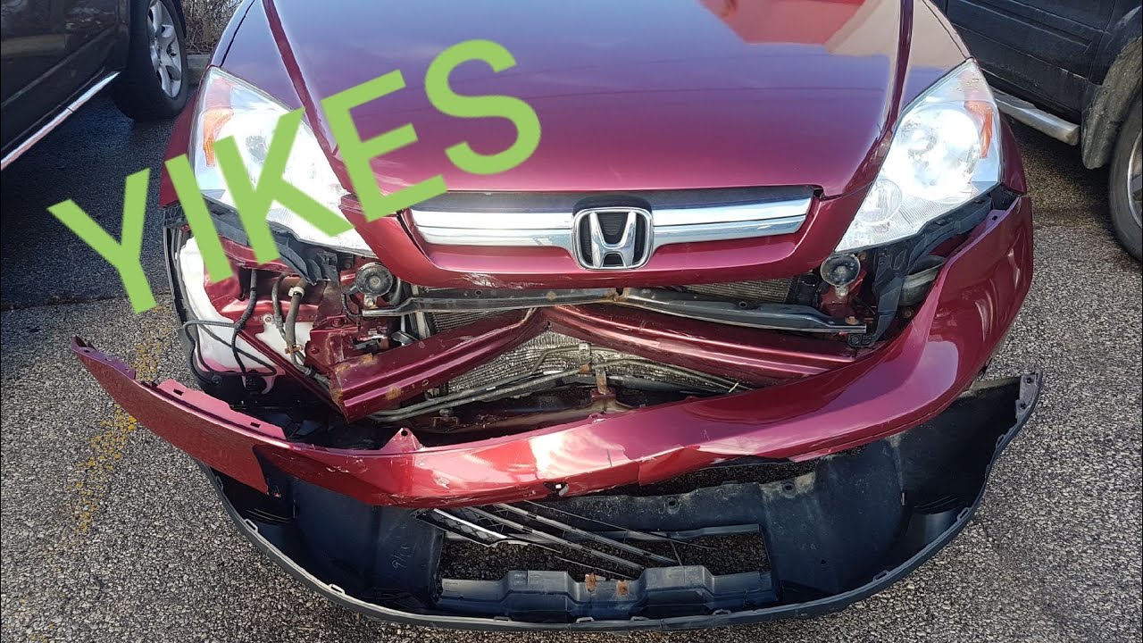 How to fix crashed Honda CRV