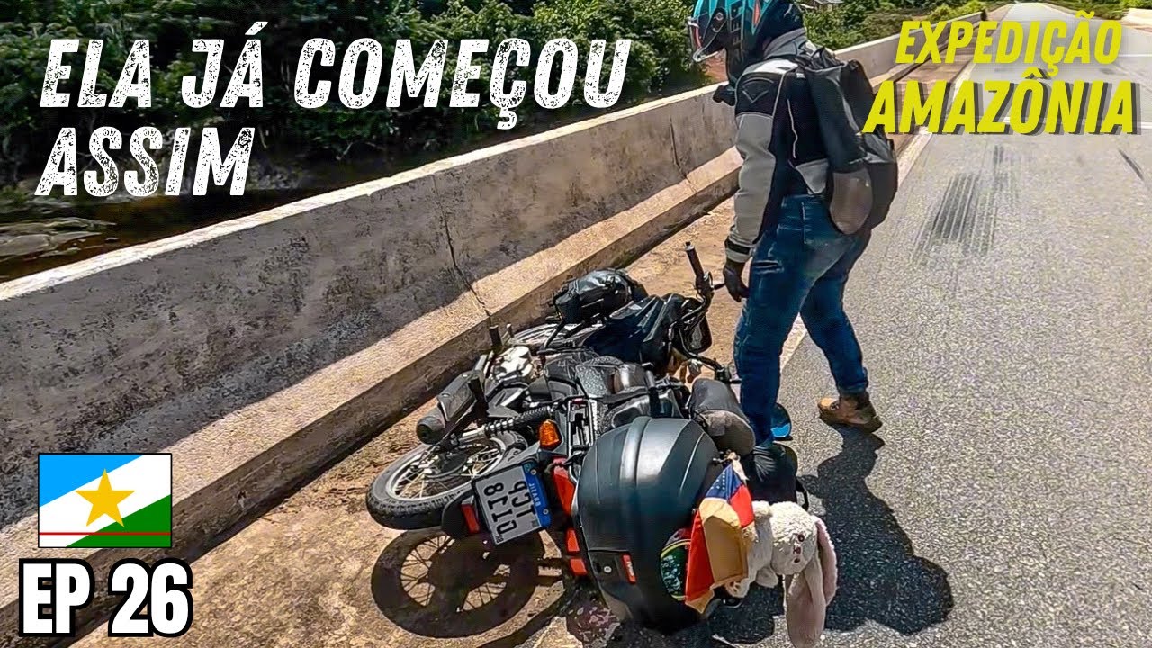 Família de Moto EP26: PARTIU RORAIMA DE POP 110, ATRAVESSAMOS A RESERVA INDÍGENA