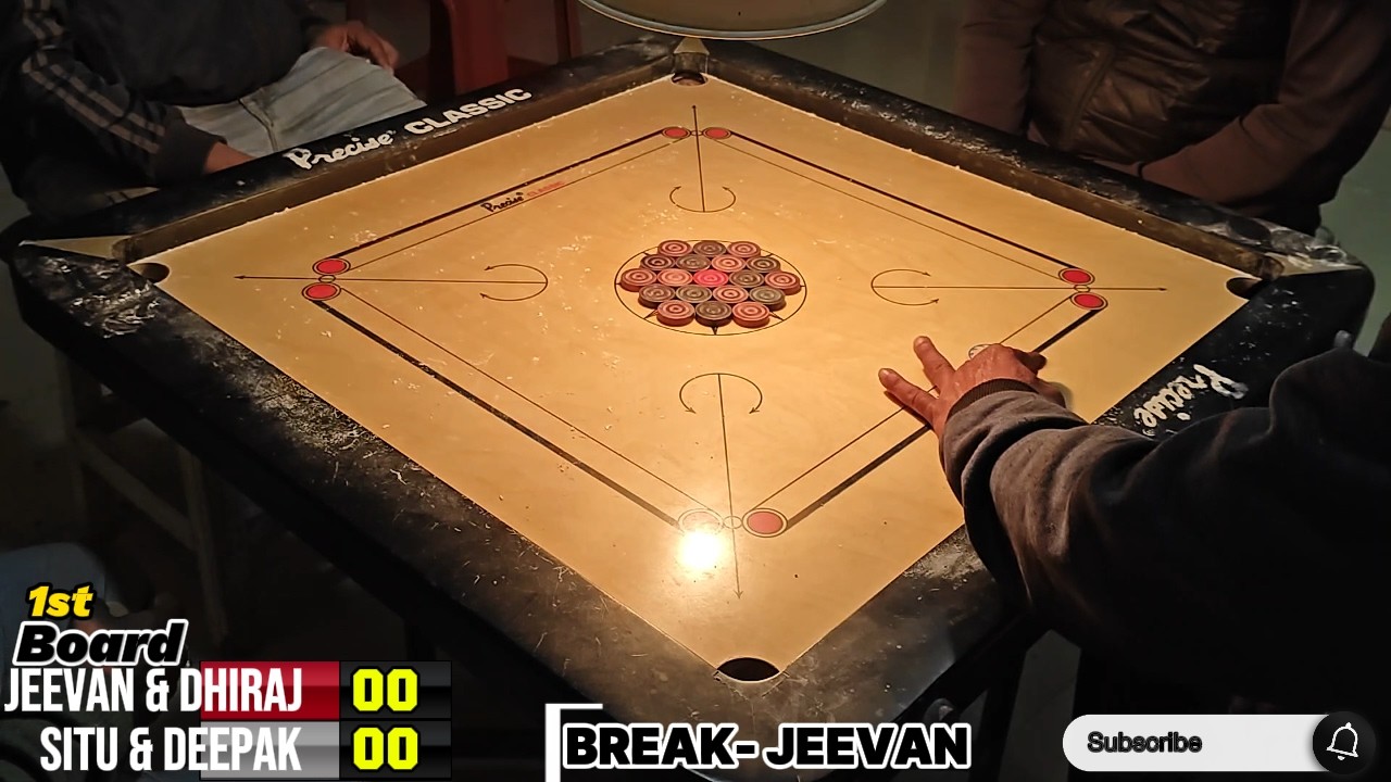 🎯 Epic Carrom Doubles Match | Jeevan & Dhiraj vs Situ & Deepak | Full Club Game 🏆🔥