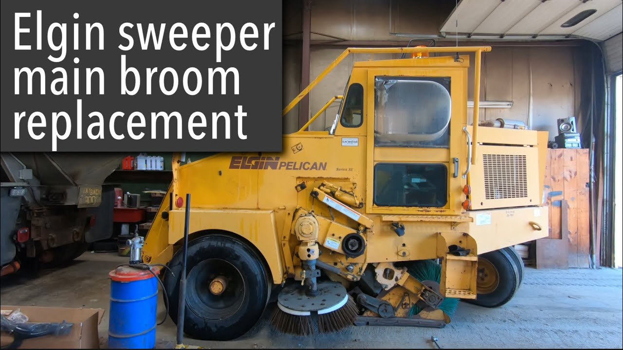 Замена основной щетки Elgin Sweeper