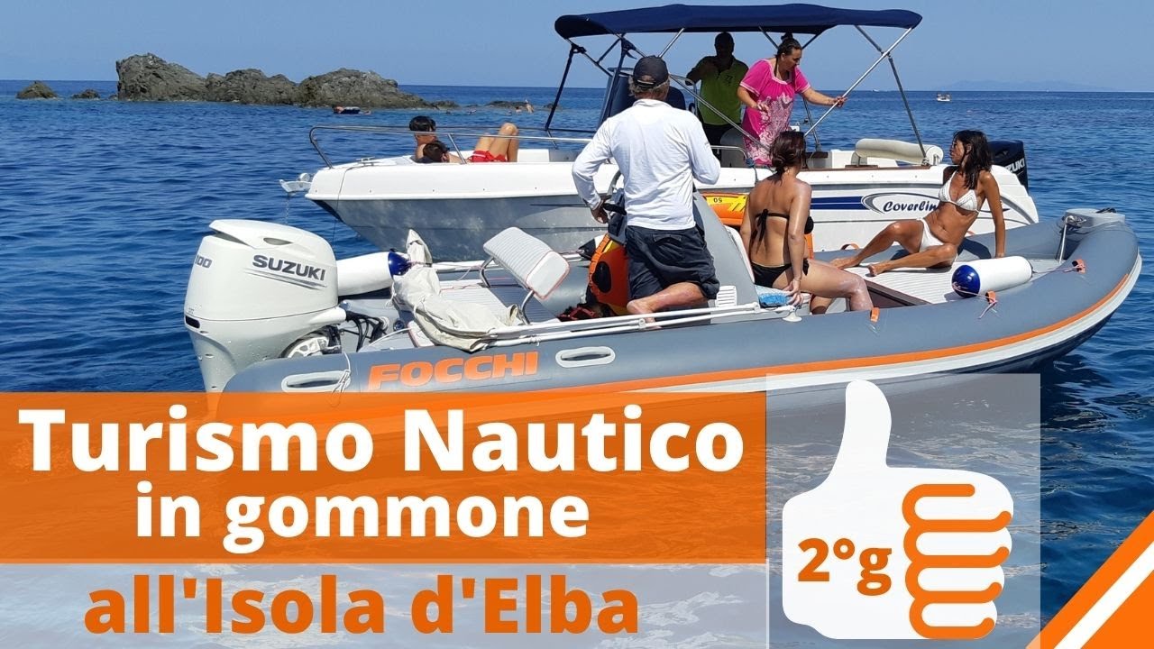 2°giorno. Vacanza all'isola d'Elba con 100 cavalli Suzuki Marine su un gommone Focchi 510
