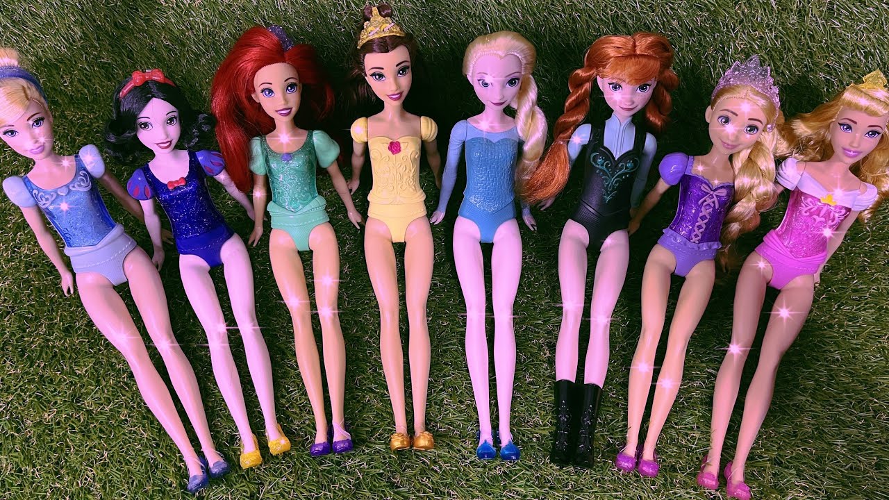 Relaxing ASMR Disney Princess Dolls Unboxing ❄️ Mattel Collection (No Talking)