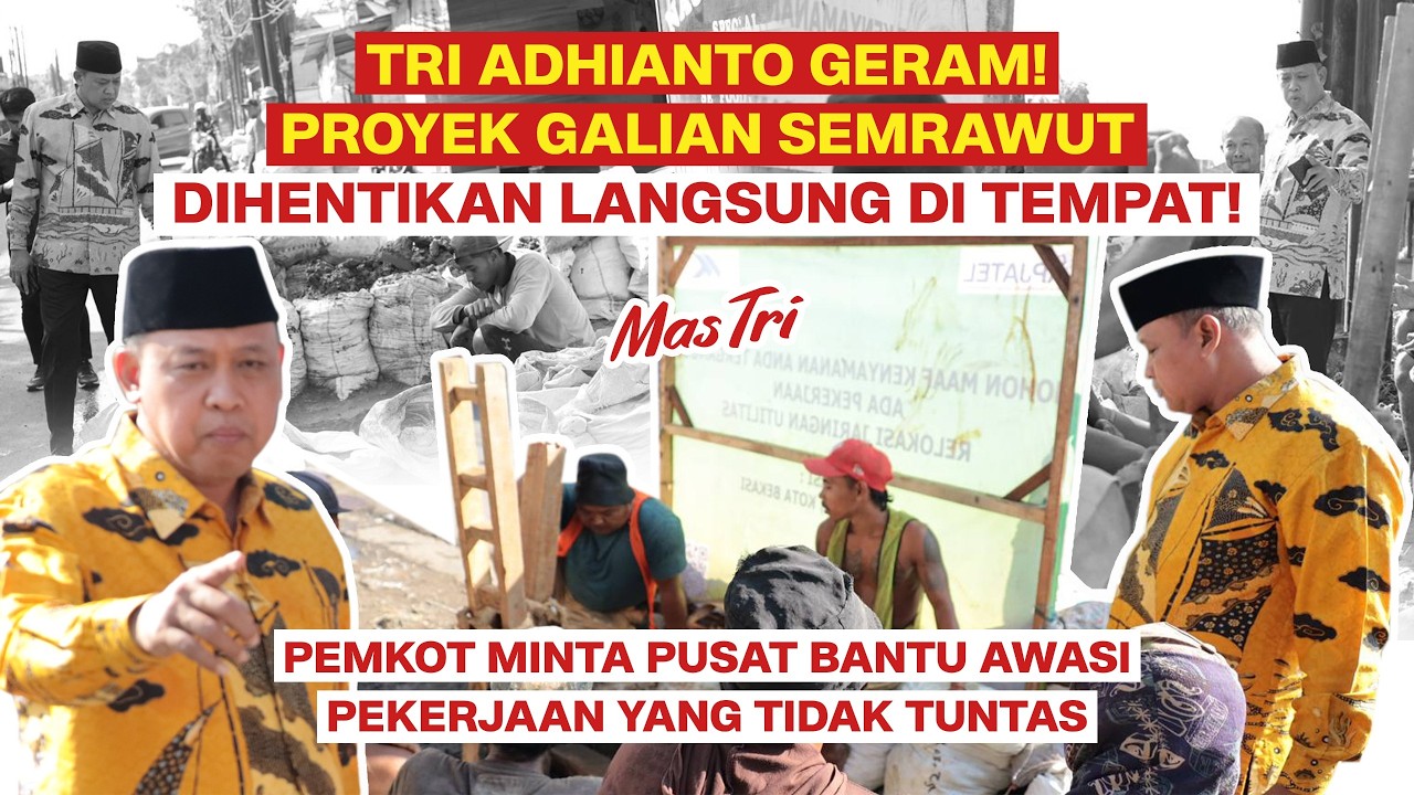 Walikota Bekasi Mas Tri Tindak Galian Asal Jadi di Bekasi Utara dan Barat #mastriadhianto